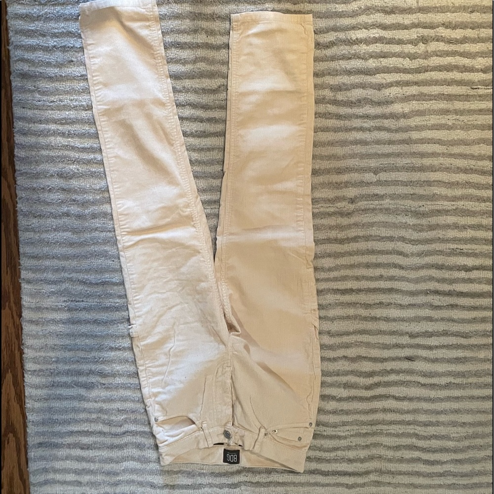 Bdg cream corduroy pants